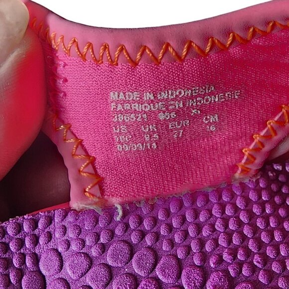 Nike Sunray Adjust 4 Sandals Pink Purple Little Girls Size 10 - Picture 9 of 10
